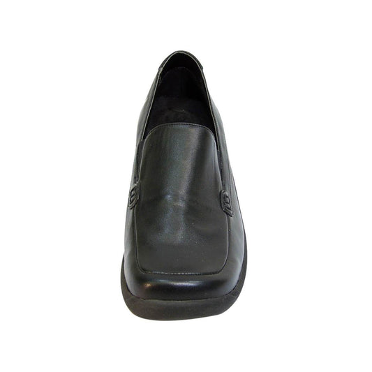 24 HOUR COMFORT Riley Women's Wide Width Leather Loafers