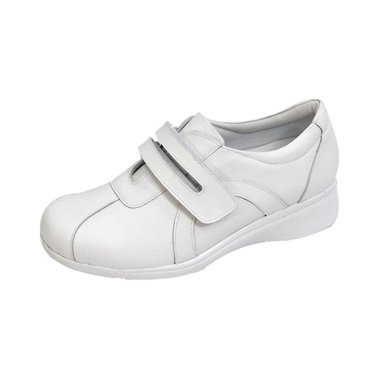 Fazpaz 24 Hour Comfort Bonnie Women's Wide Width Cushioned Leather Walking Shoes