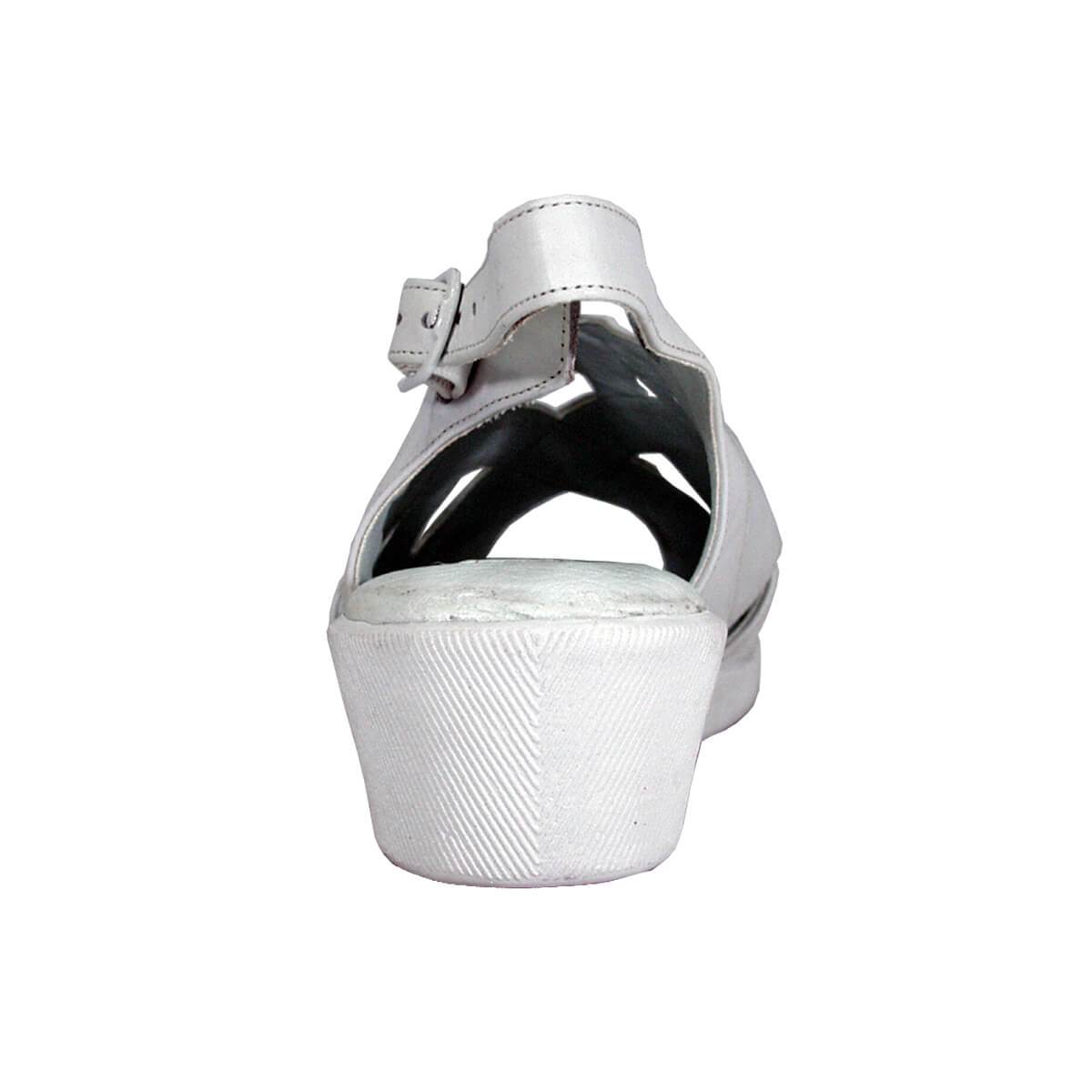 24 HOUR COMFORT Fran Women's Wide Width Leather Sandals