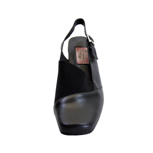 PEERAGE Katrina Women's Wide Width Leather Slingback Pumps