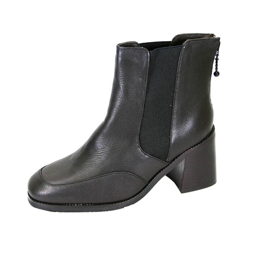FazPaz Cheyenne Women's Wide Width Leather Dress Ankle Boots