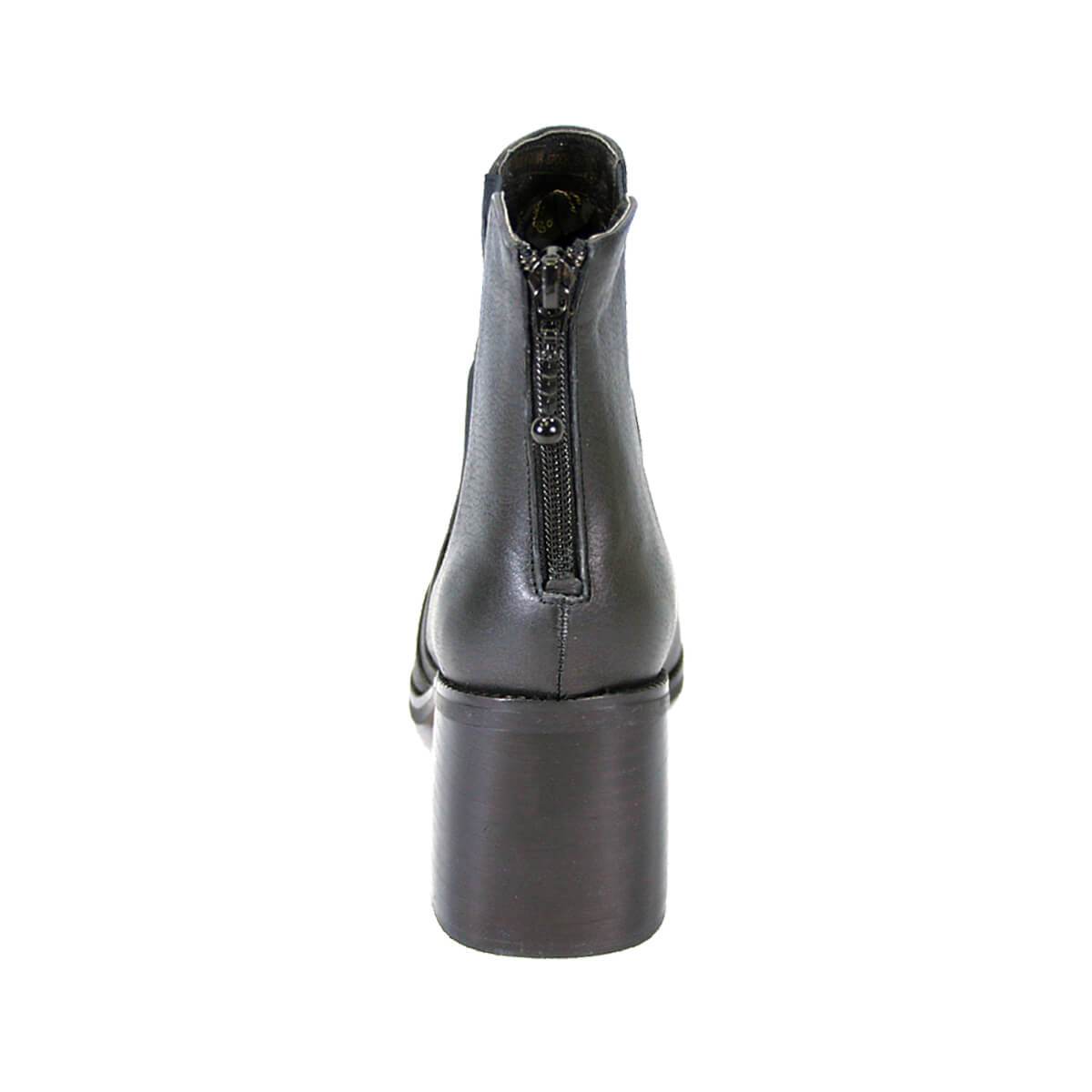 PEERAGE Cheyenne Women's Wide Width Leather Ankle Boots