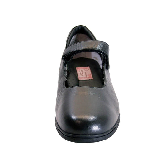 PEERAGE Mea Women's Wide Width Leather Mary Jane Shoes