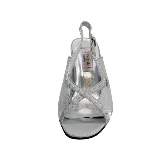 FLORAL Rylee Women's Wide Width Criss-Cross Heeled Sandals