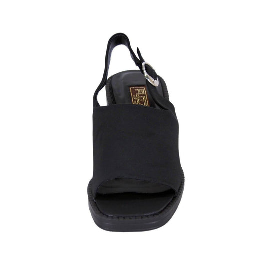 FUZZY Darby Women's Wide Width Comfort Heeled Sandals