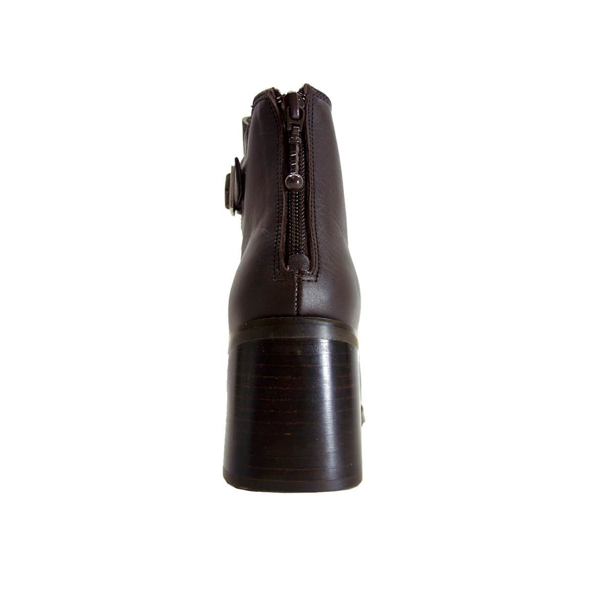 PEERAGE Orla Women's Wide Width Leather Ankle Boots