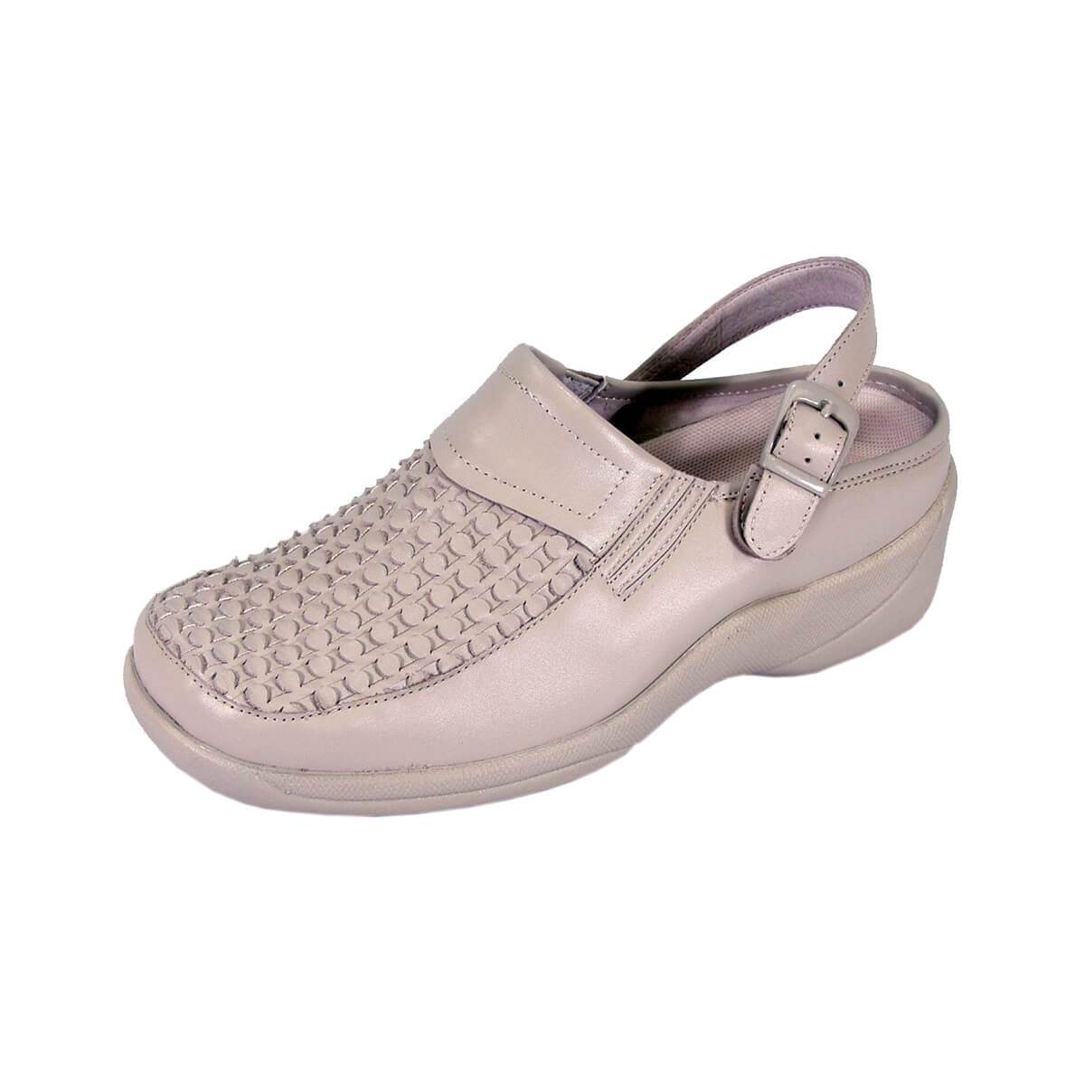 24 HOUR COMFORT Madison Women's Wide Width Leather Clogs FootwearUS 24 HOUR COMFORT Madison Women's Wide Width Leather Clogs FootwearUS