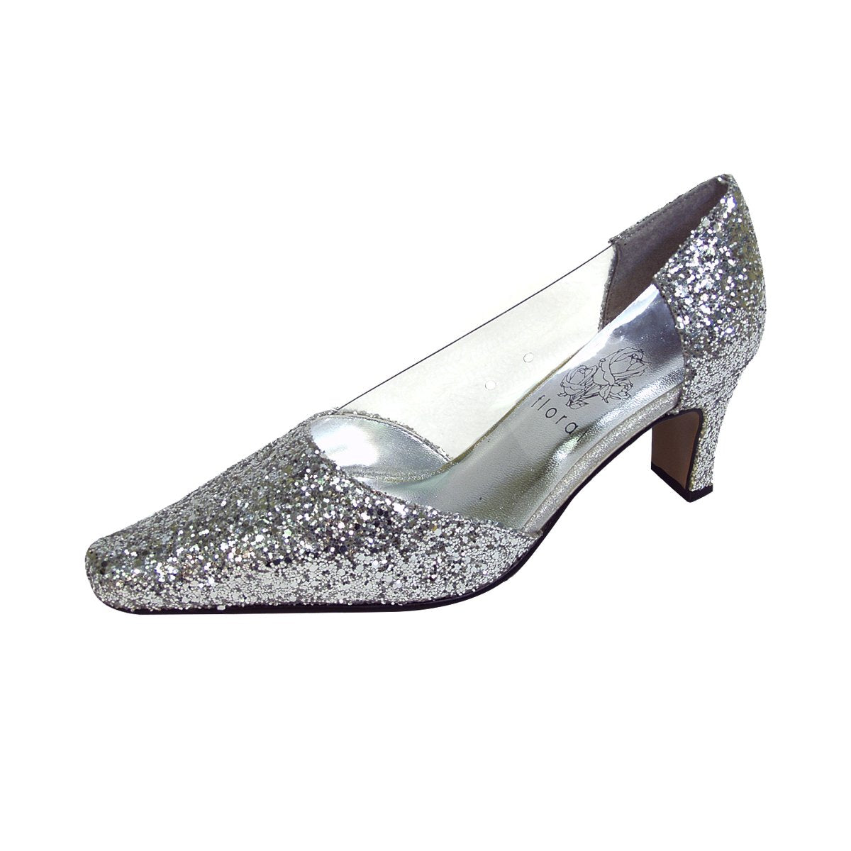 FLORAL Asha Women's Wide Width Evening Dress Shoes FootwearUS FLORAL Asha Women's Wide Width Evening Dress Shoes FootwearUS