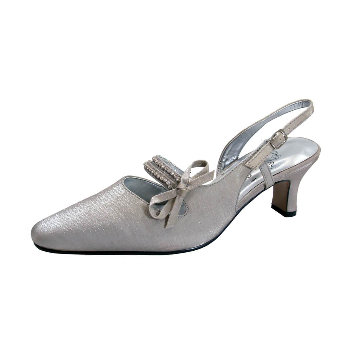 Wide width outlet slingback shoes