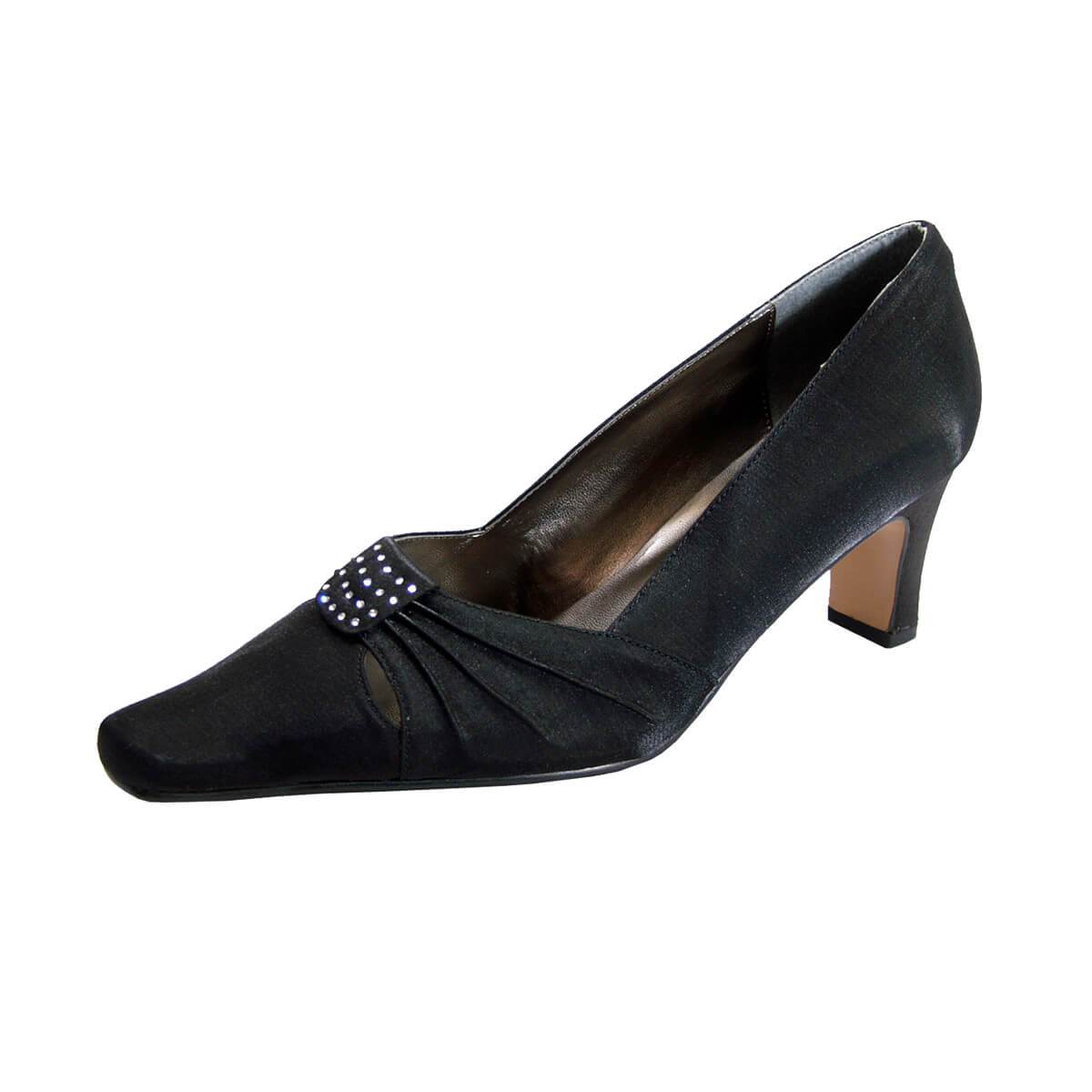 FLORAL Reina Women's Wide Width Satin Dress Shoes FootwearUS FLORAL Reina Women's Wide Width Satin Dress Shoes FootwearUS