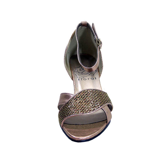 FLORAL Carter Women's Wide Width Ankle Strap Dress Sandals