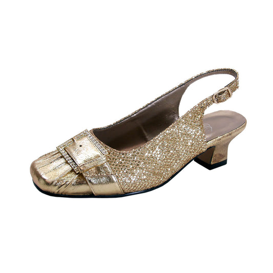 FLORAL Hera Women's Wide Width Slingback Dress Pumps