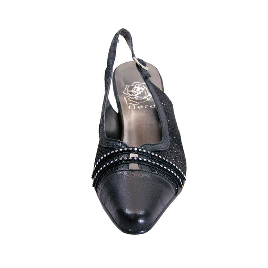 FLORAL Janice Women's Wide Width Dress Slingback Pumps