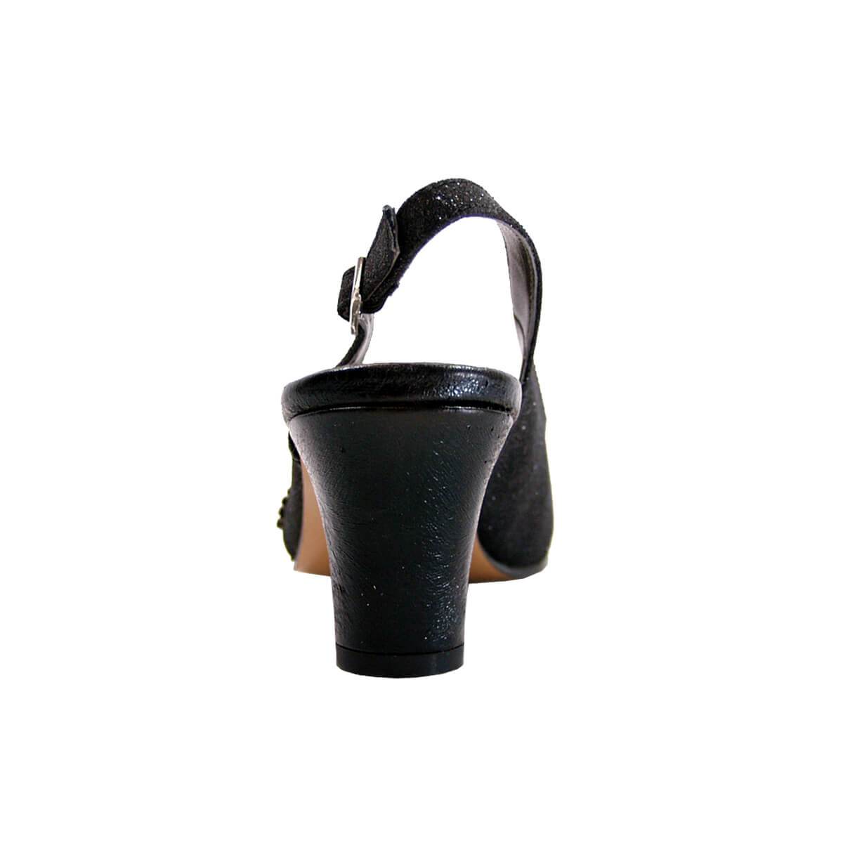 FLORAL Bloom Women's Wide Width Rhinestone Slingback Shoes