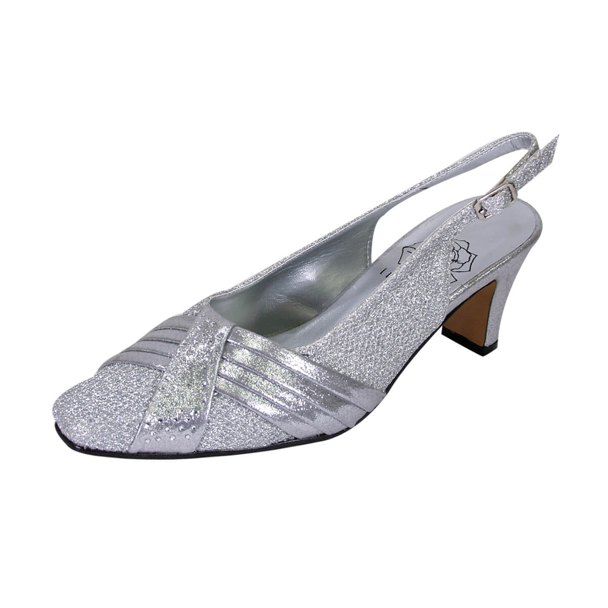 womens wide silver dress shoes Amazon.com: Women's 9.5 Wide Silver Dress Shoes
