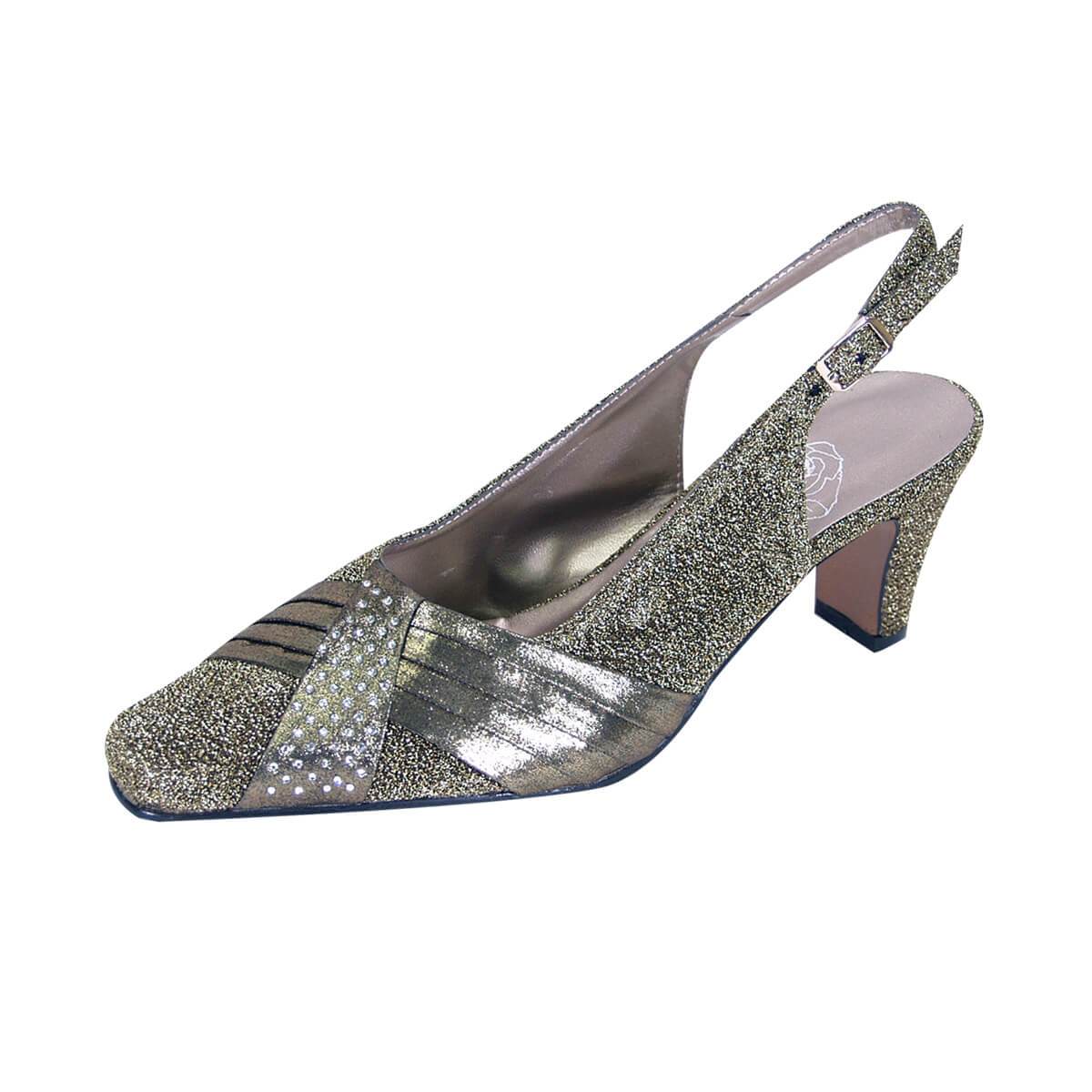 FLORAL Layla Women's Wide Width Glittery Slingback Shoes FLORAL Layla Women's Wide Width Glittery Slingback Shoes