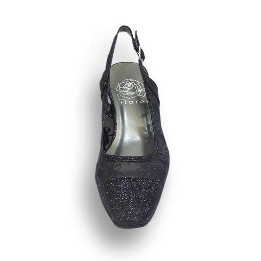 FLORAL Jenni Women's Wide Width Slingback Mesh Pumps