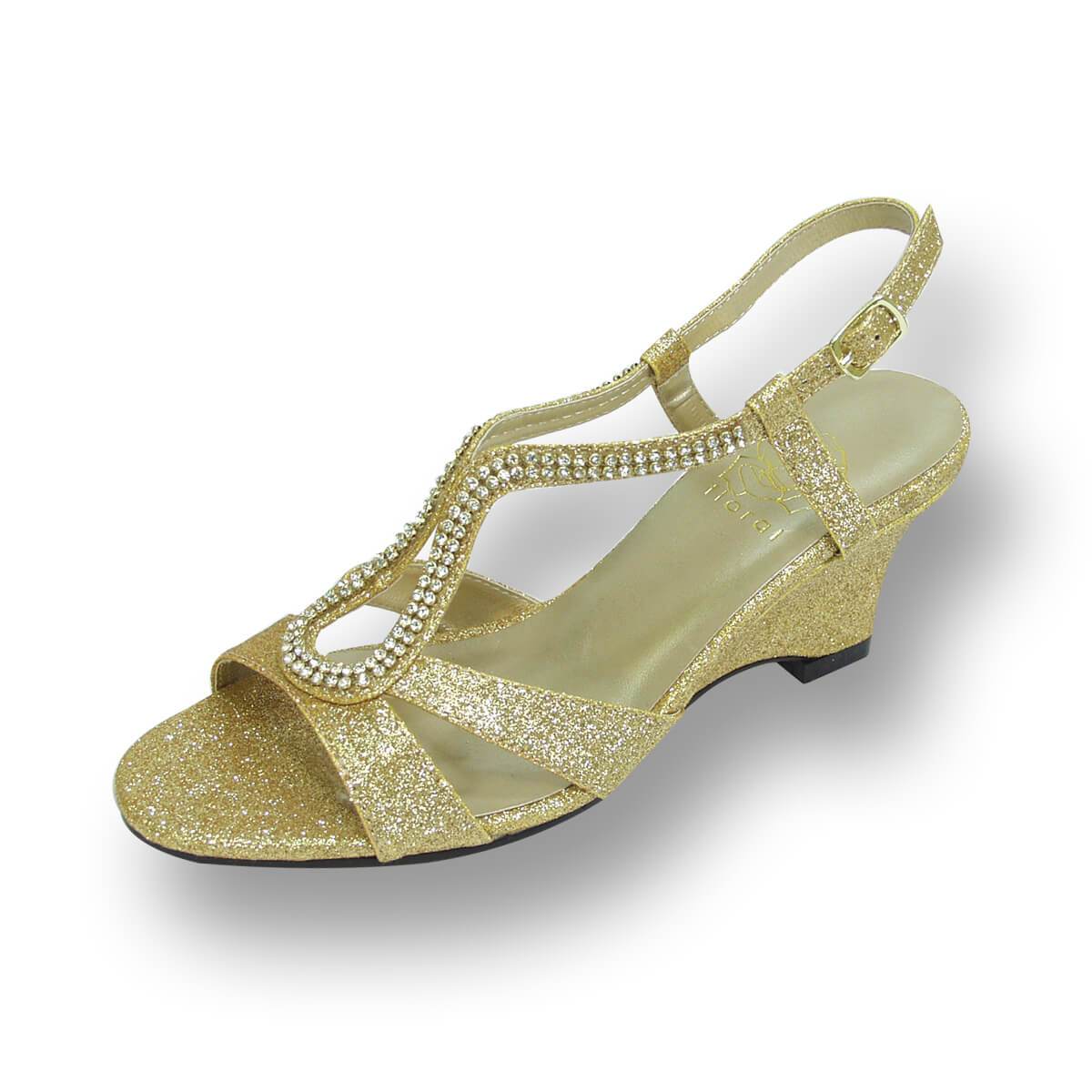 FLORAL Nikki Women's Wide Width Dress Sandals FootwearUS FLORAL Nikki Women's Wide Width Dress Sandals FootwearUS