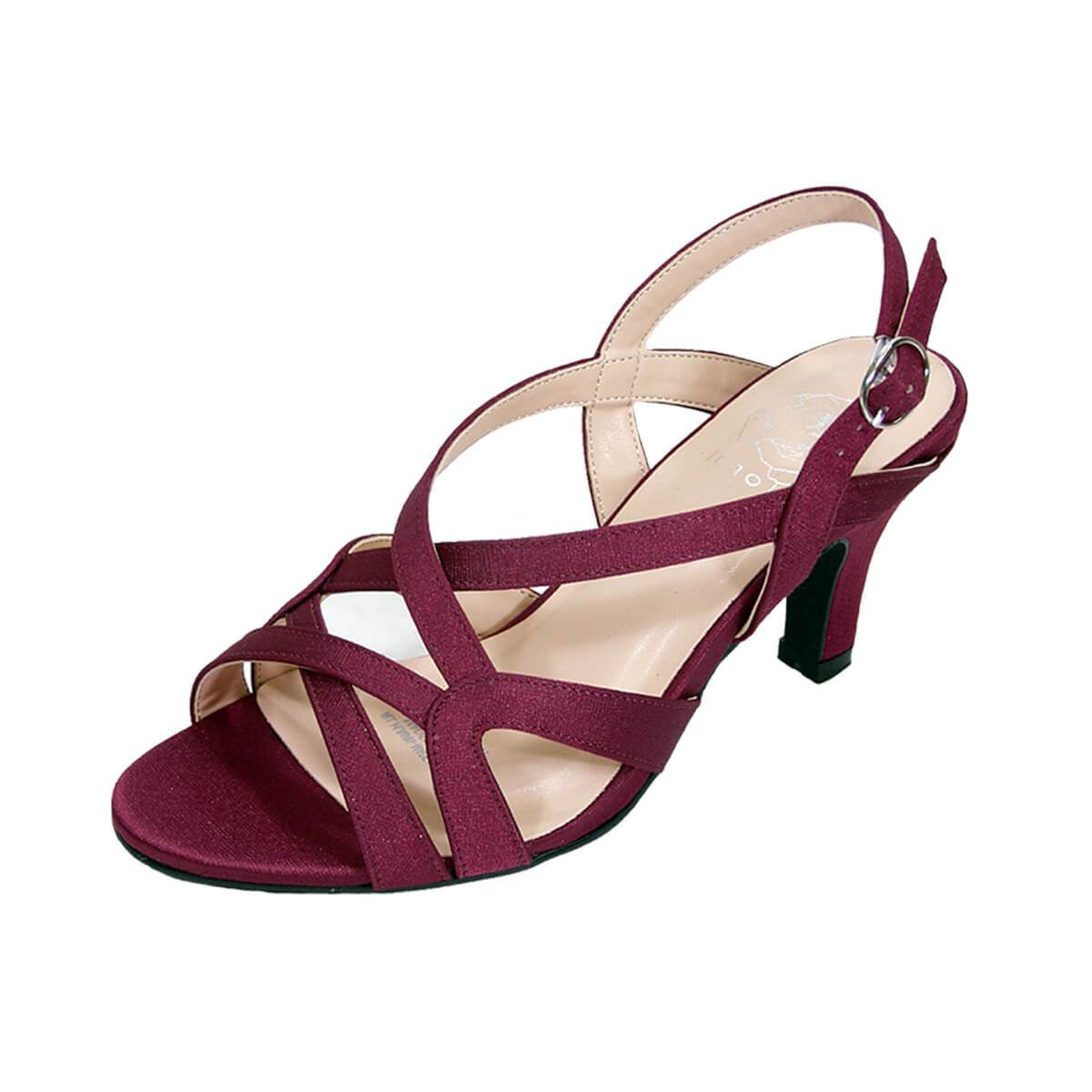 FLORAL Charlotte Women's Wide Width Criss-Cross Dress Sandals FootwearUS FLORAL Charlotte Women's Wide Width Criss-Cross Dress Sandals FootwearUS