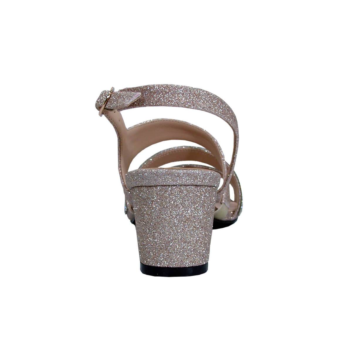 FLORAL Dorothy Women's Wide Width Rhinestone Straps Sandals