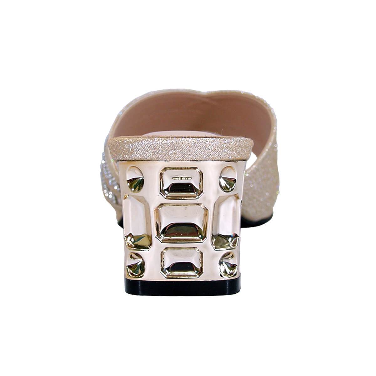 FLORAL Denise Women's Wide Width Rhinestone Dress Sandals