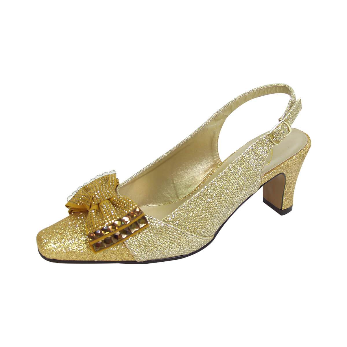 FLORAL Megan Women's Wide Width Dress Slingback Shoes – FootwearUS