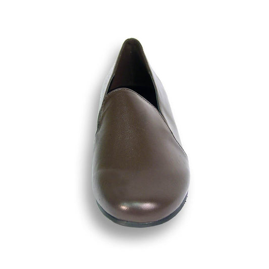 PEERAGE Charlie Women's Wide Width Leather Flat Shoes