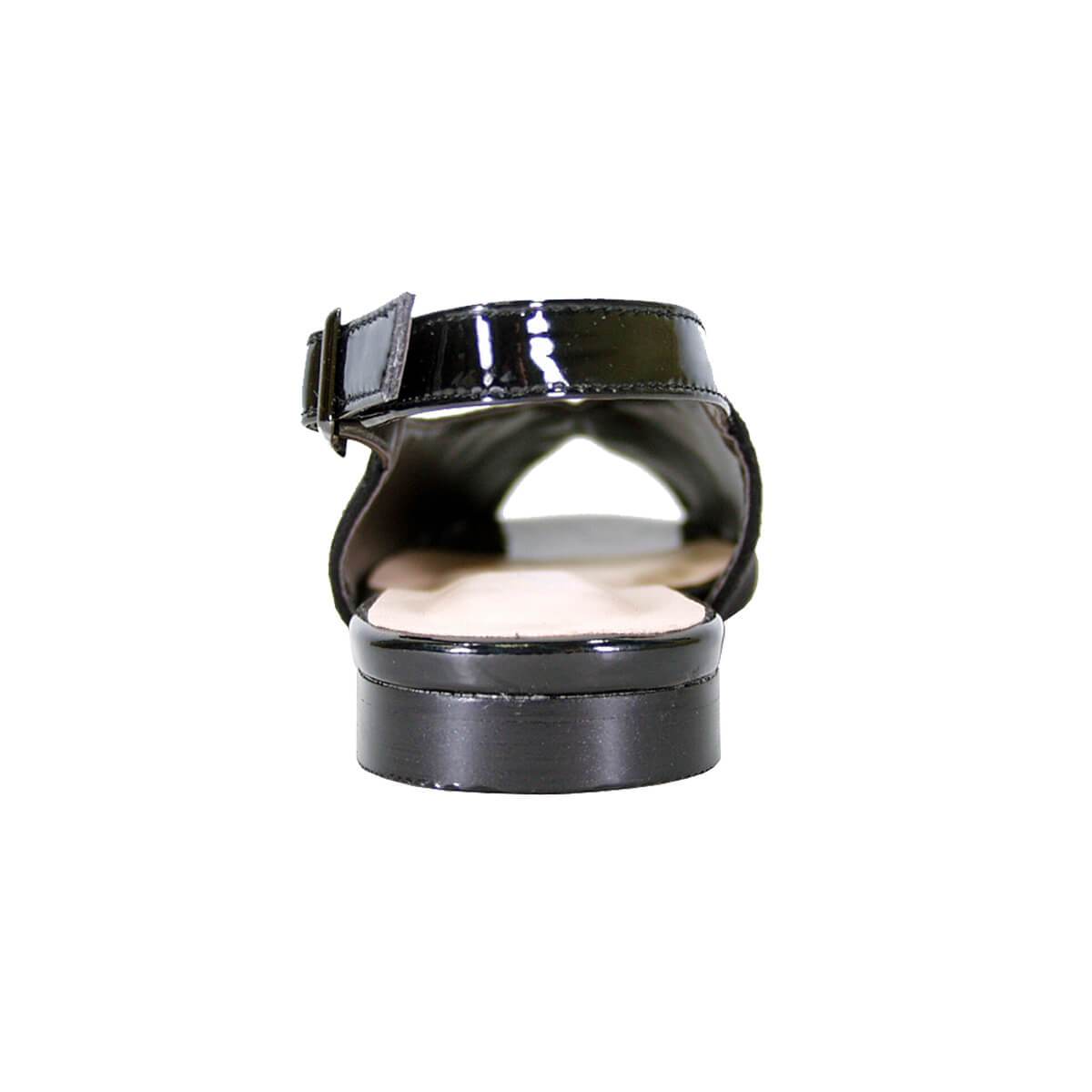 PEERAGE Kelsey Women's Wide Width Peep-Toe Suede Flats