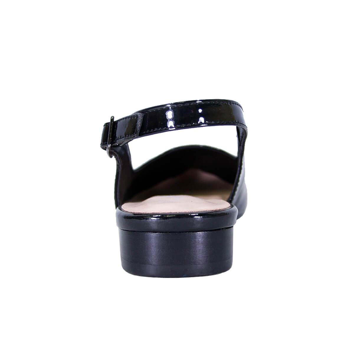 PEERAGE Fay Women's Wide Width Patent Leather Flats