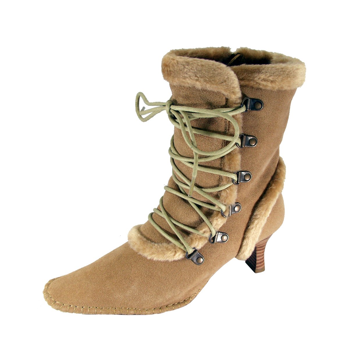 knee length dresses for ladies PEERAGE Viola Women's Wide Width Dress Boots with Zipper main image 0