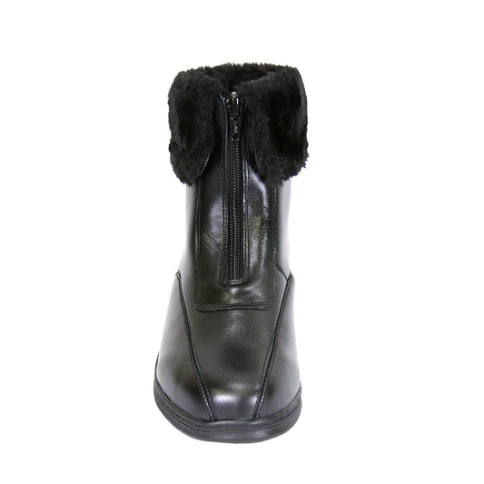 PEERAGE Lana Women's Wide Width Casual Leather Ankle Boots