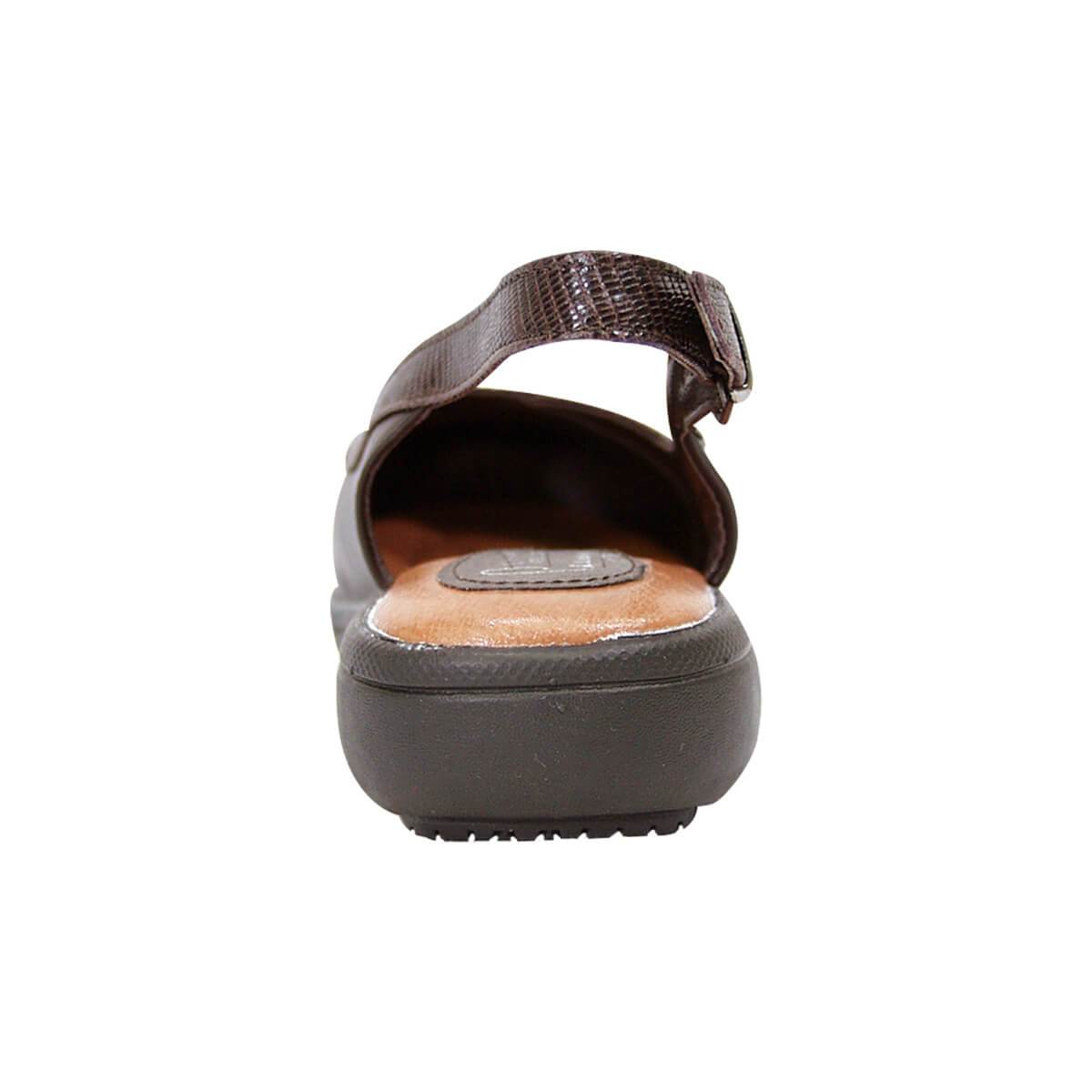 PEERAGE June Women's Wide Width Leather Clogs