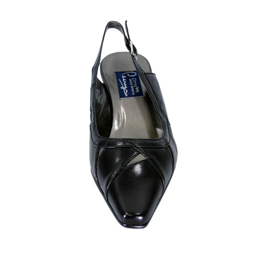 PEERAGE Reese Women's Wide Width Leather Dress Shoes