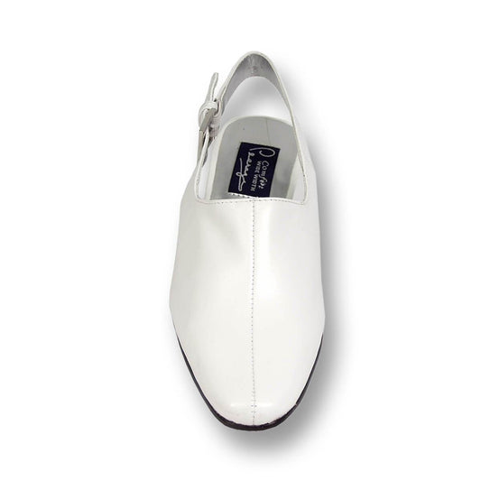 PEERAGE Zoe Women's Wide Width Leather Slingback Pumps