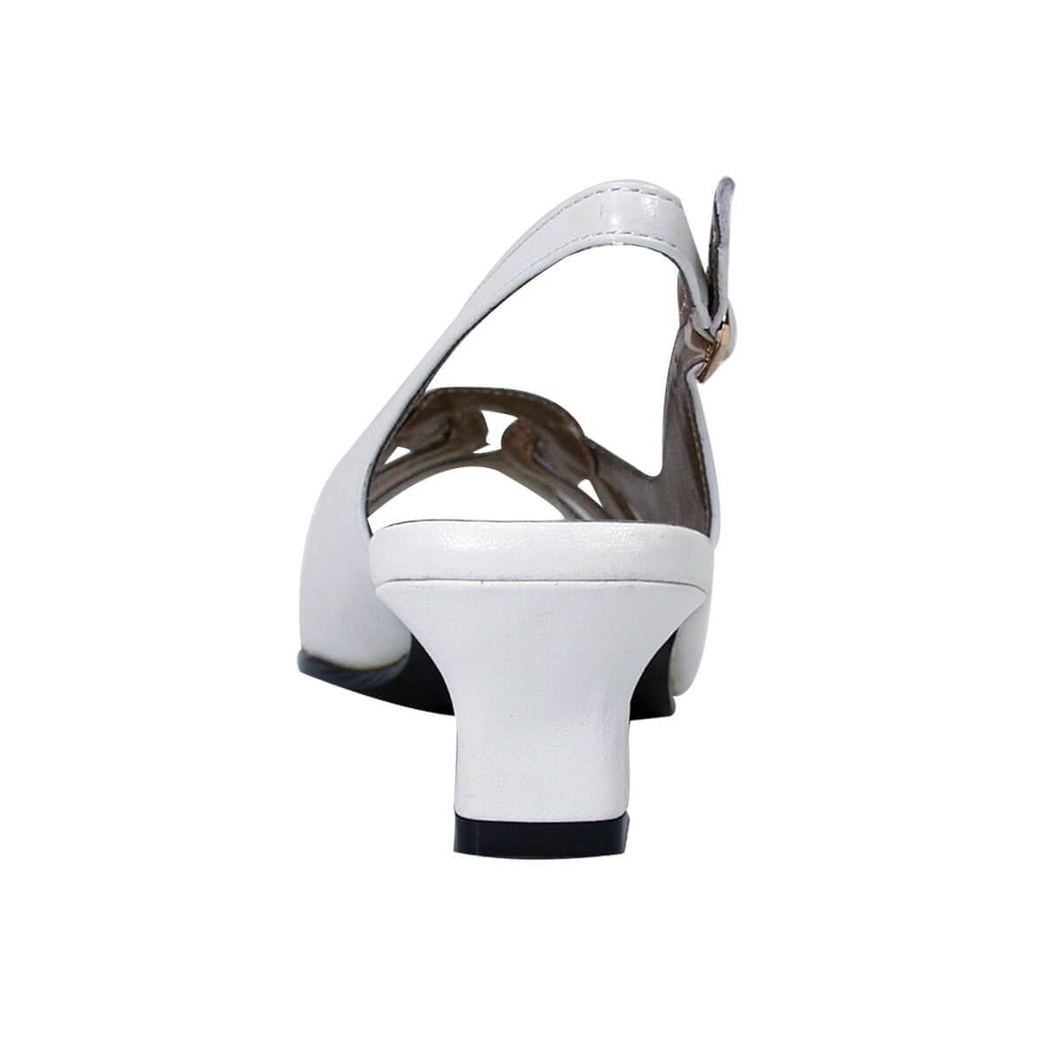 PEERAGE Helen Women's Wide Width Leather Slingback Sandals