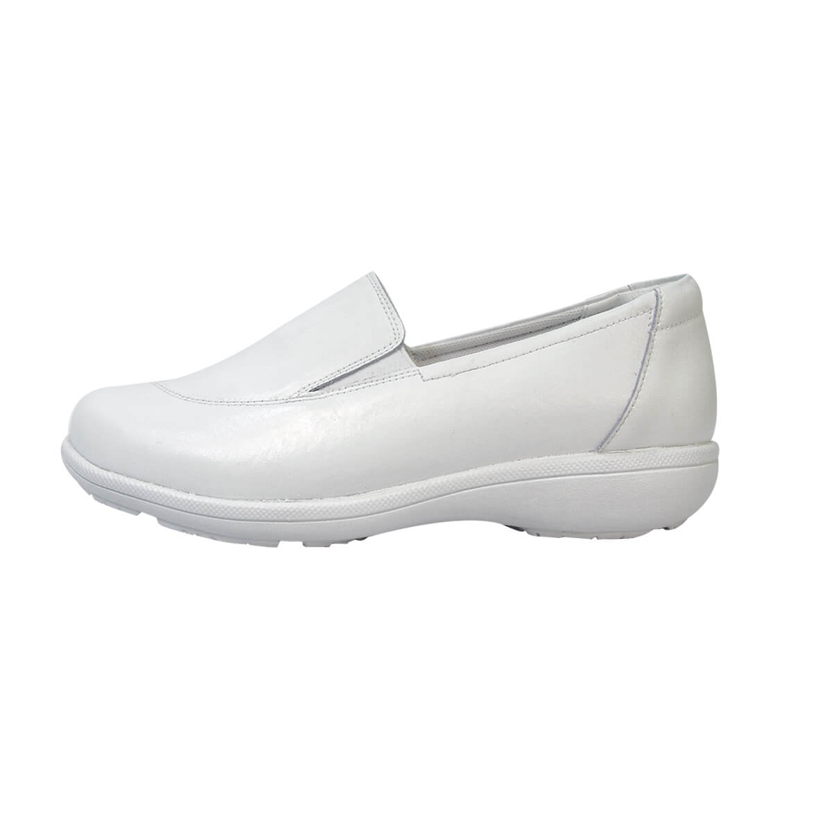 24 HOUR COMFORT Lila Women's Wide Width Leather Slip-On Shoes