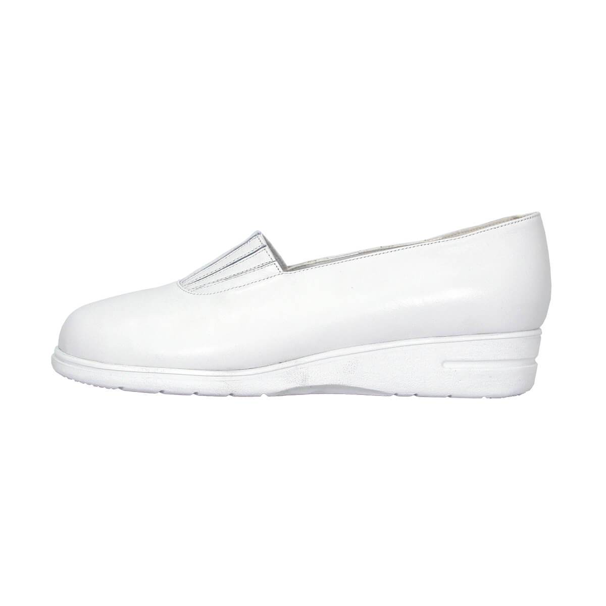 24 HOUR COMFORT Katy Women's Wide Width Leather Slip-On Shoes