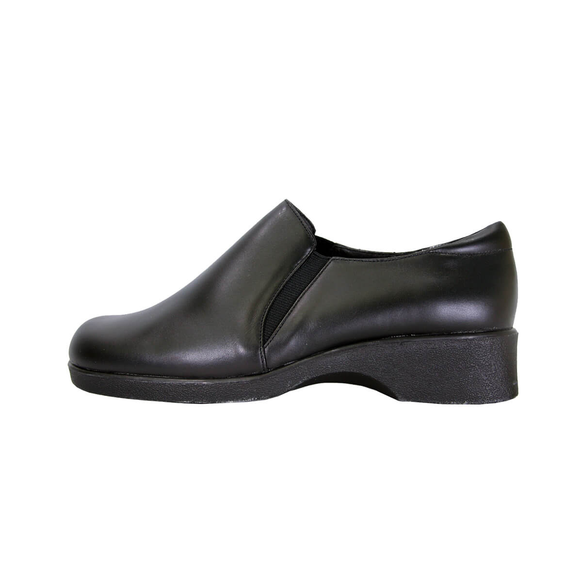 24 HOUR COMFORT Laila Women's Wide Width Leather Slip-On Shoes