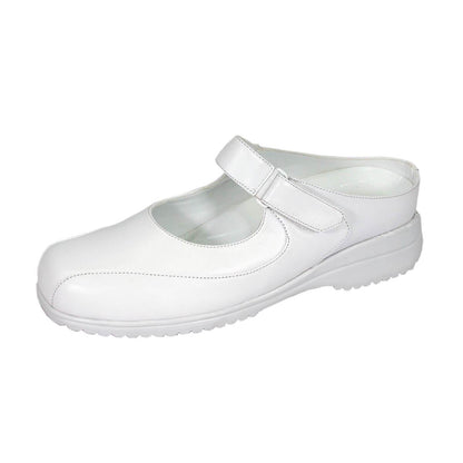24 HOUR COMFORT Dolores Women's Wide Width Leather Clogs