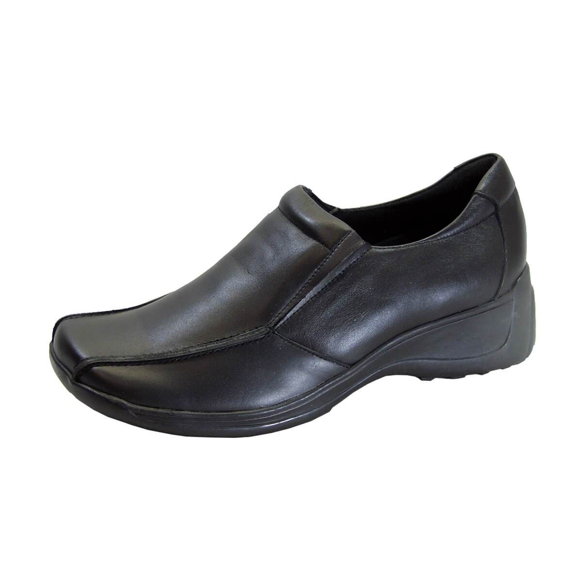 Fazpaz 24 Hour Comfort Malia Wide Width Casual Leather Slip-On Shoes