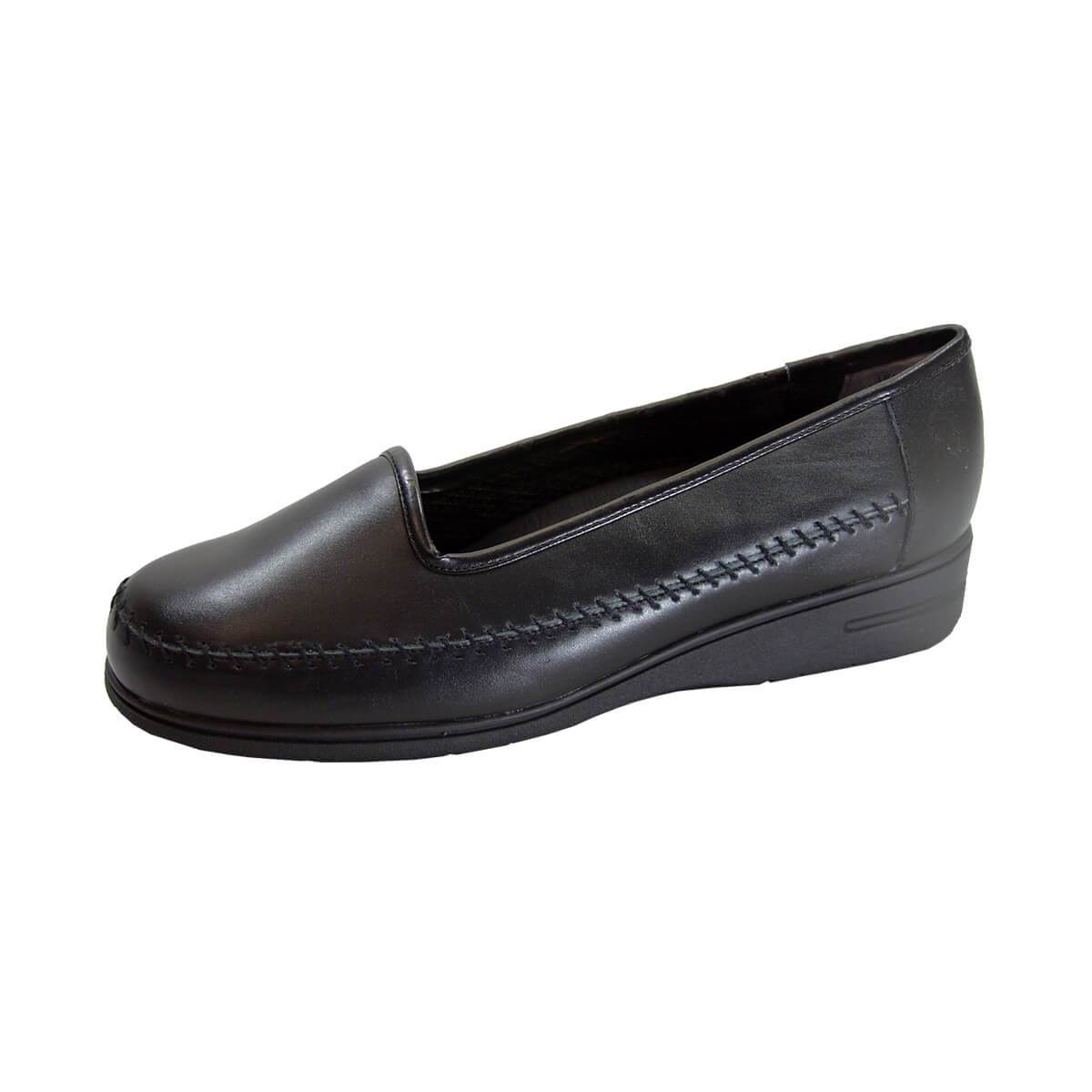 Fazpaz 24 Hour Comfort Kya Women's Wide Width Comfort Leather Loafers