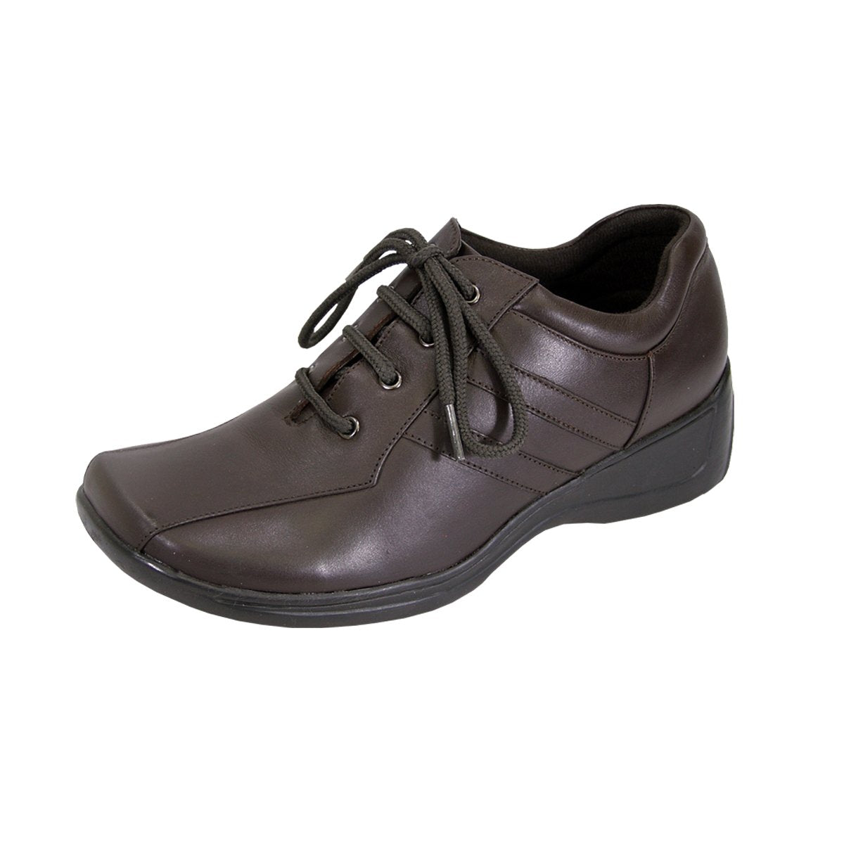 24 HOUR COMFORT Camila Women's Wide Width Cushioned Leather Shoes