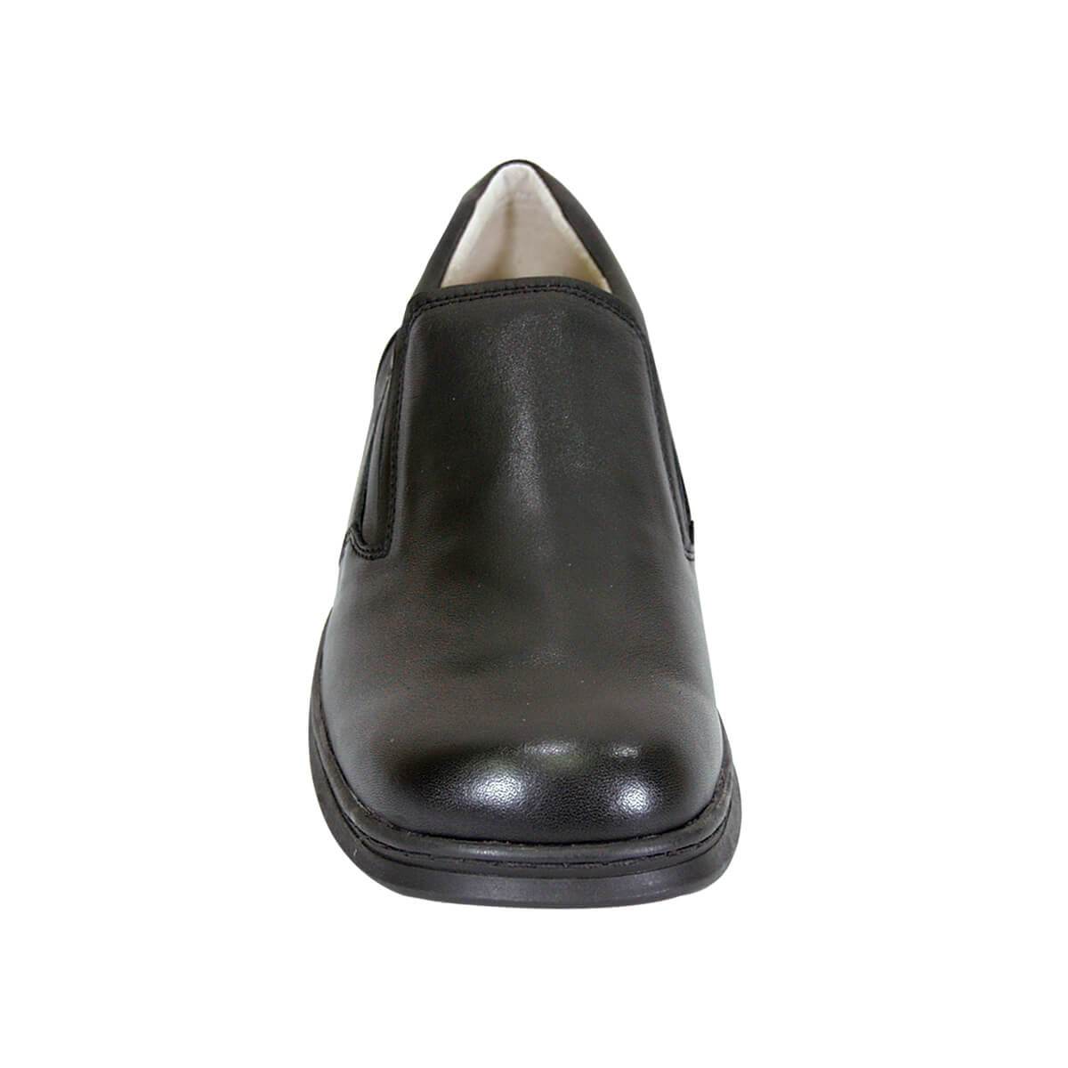 24 HOUR COMFORT Jason Men's Wide Width Leather Slip-On Shoes
