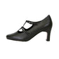 PEERAGE Helena Women's Wide Width T-strap Leather Shoes