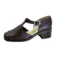 Peerage Sheba Women's Wide Width T-Strap Leather Shoes