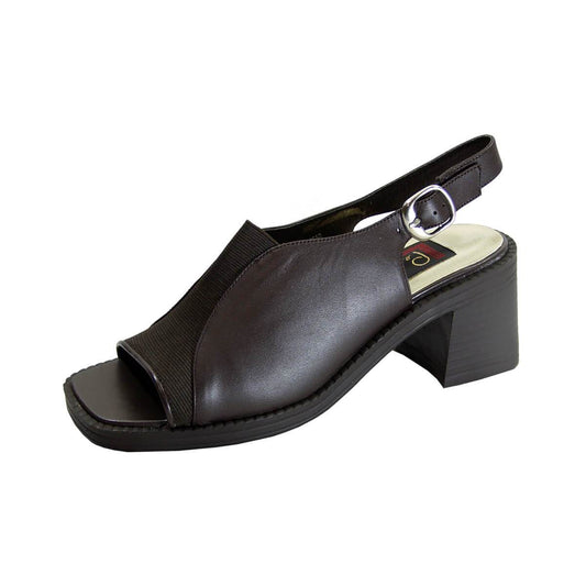FazPaz Peerage Lindy Women's Wide Width Leather Slingback Sandals