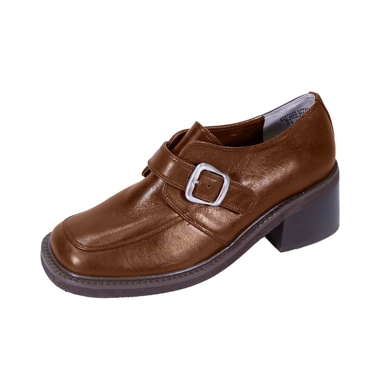 PEERAGE Lana Women's Extra Wide Width Leather Ankle Boots – Fleece Lined, Low Heel, Non-Slip Sole