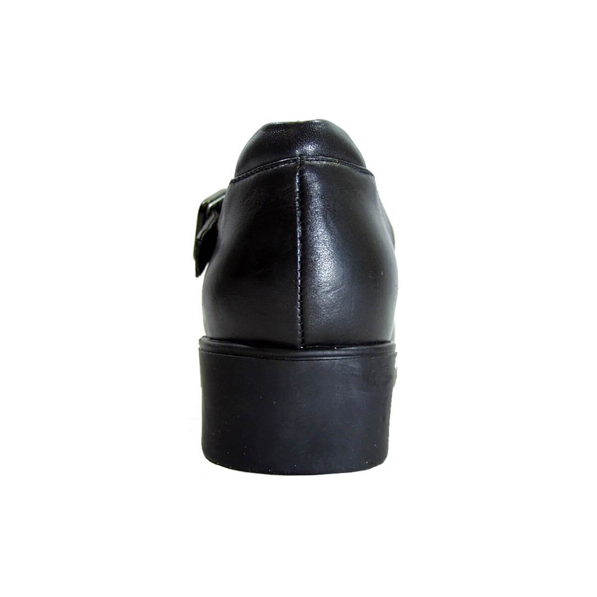 PEERAGE Leda Women's Wide Width Open Shank Leather Shoes