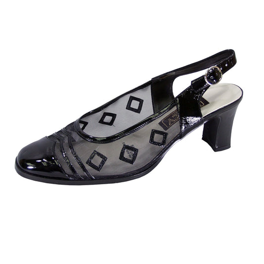 FUZZY Greta Women's Wide Width Slingback Pumps