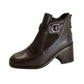 PEERAGE Orla Women's Wide Width Leather Ankle Boots